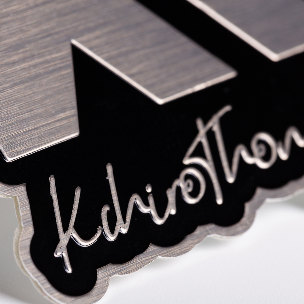 Aluminium nameplates