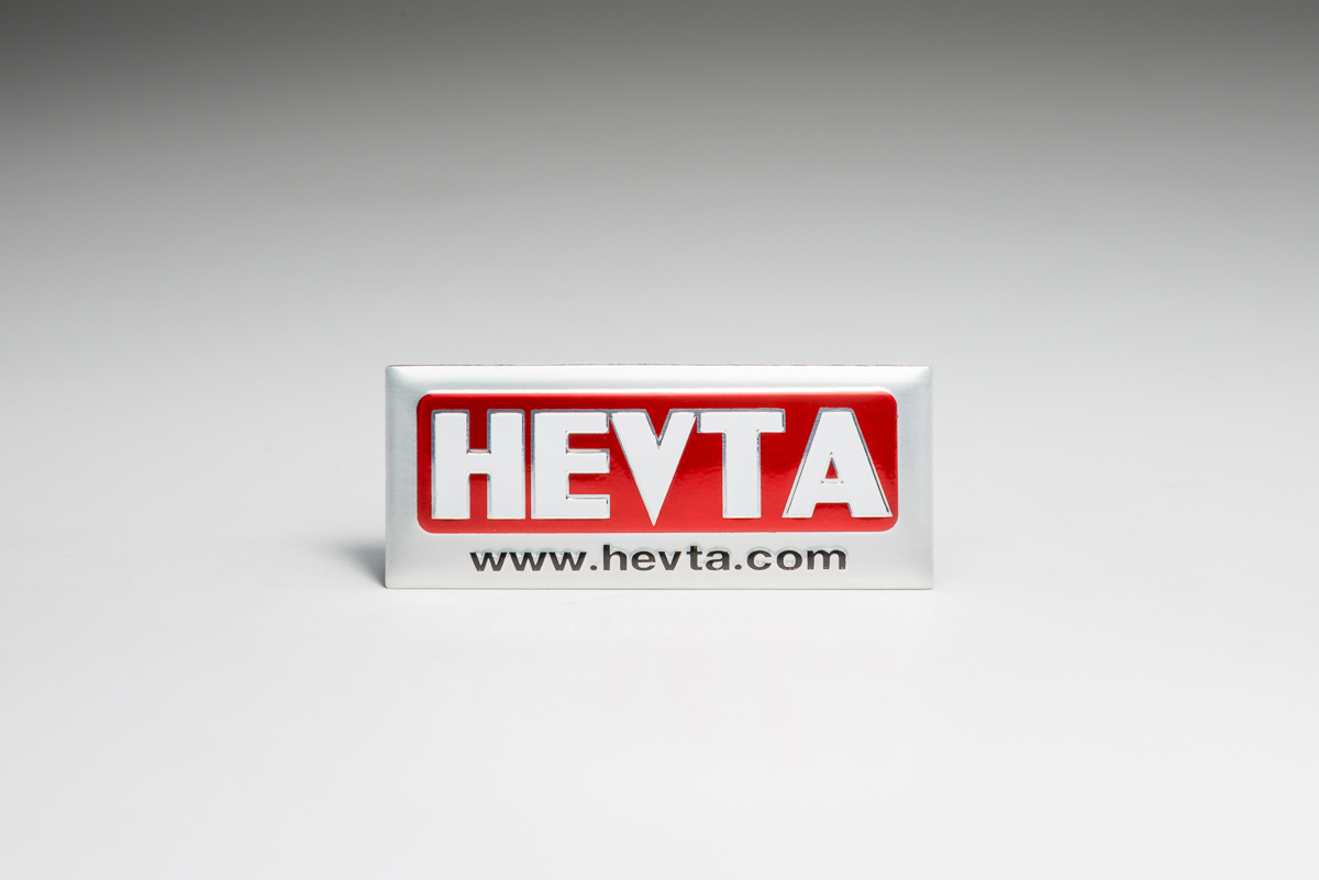 Mirror-Polished Aluminium Logo Plate 51