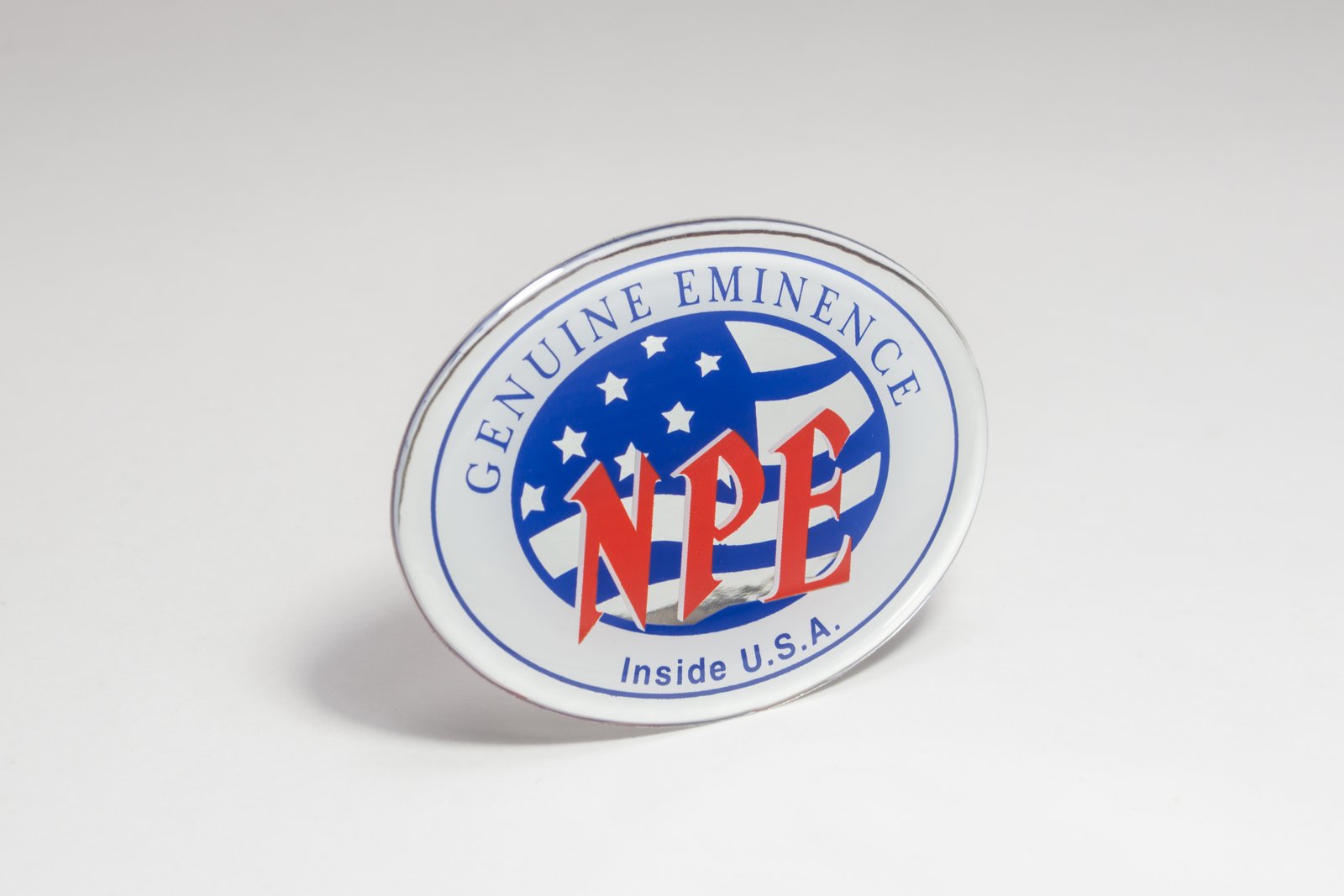 Aluminium Oval Emblem 01