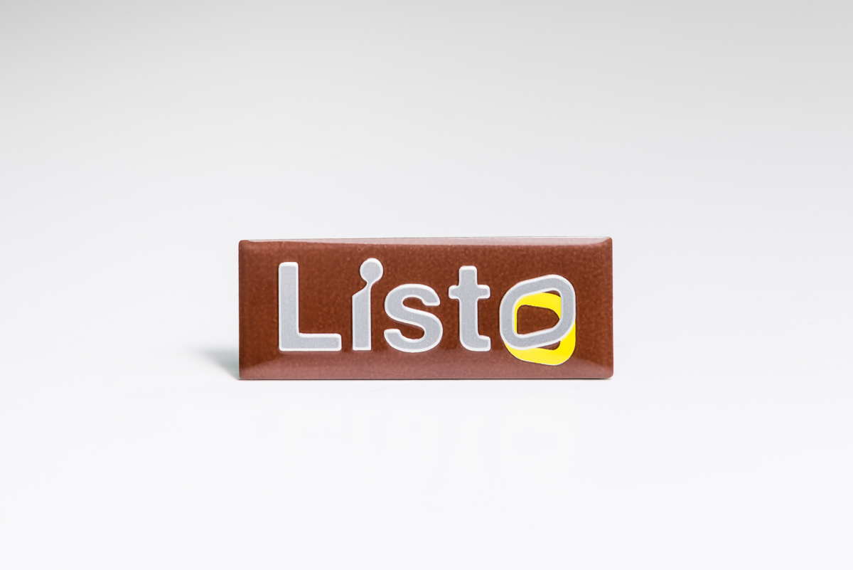 Mirror-Polished Aluminium Logo Plate 14