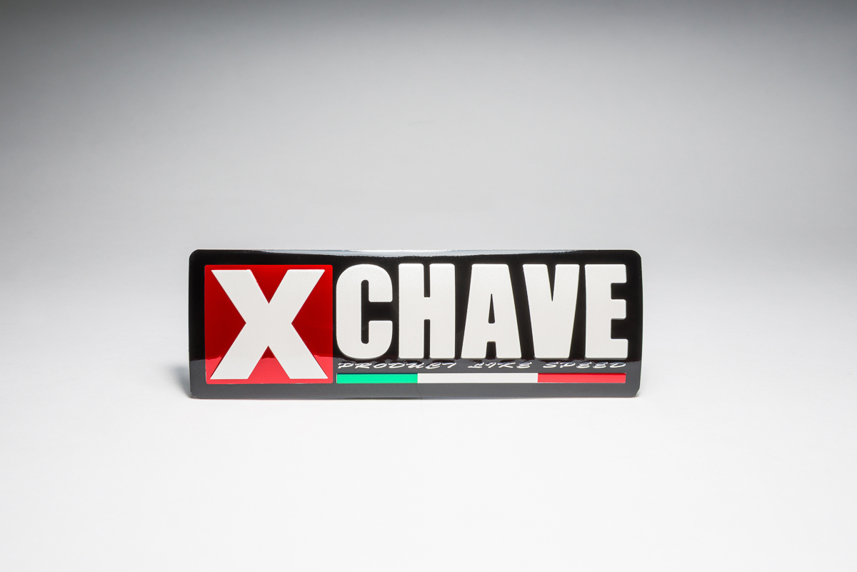 Mirror-Polished Aluminium Logo Plate 25