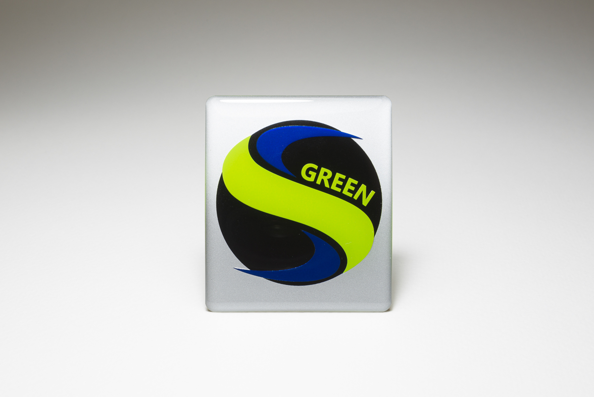 Mirror-Polished Aluminium Logo Plate 62
