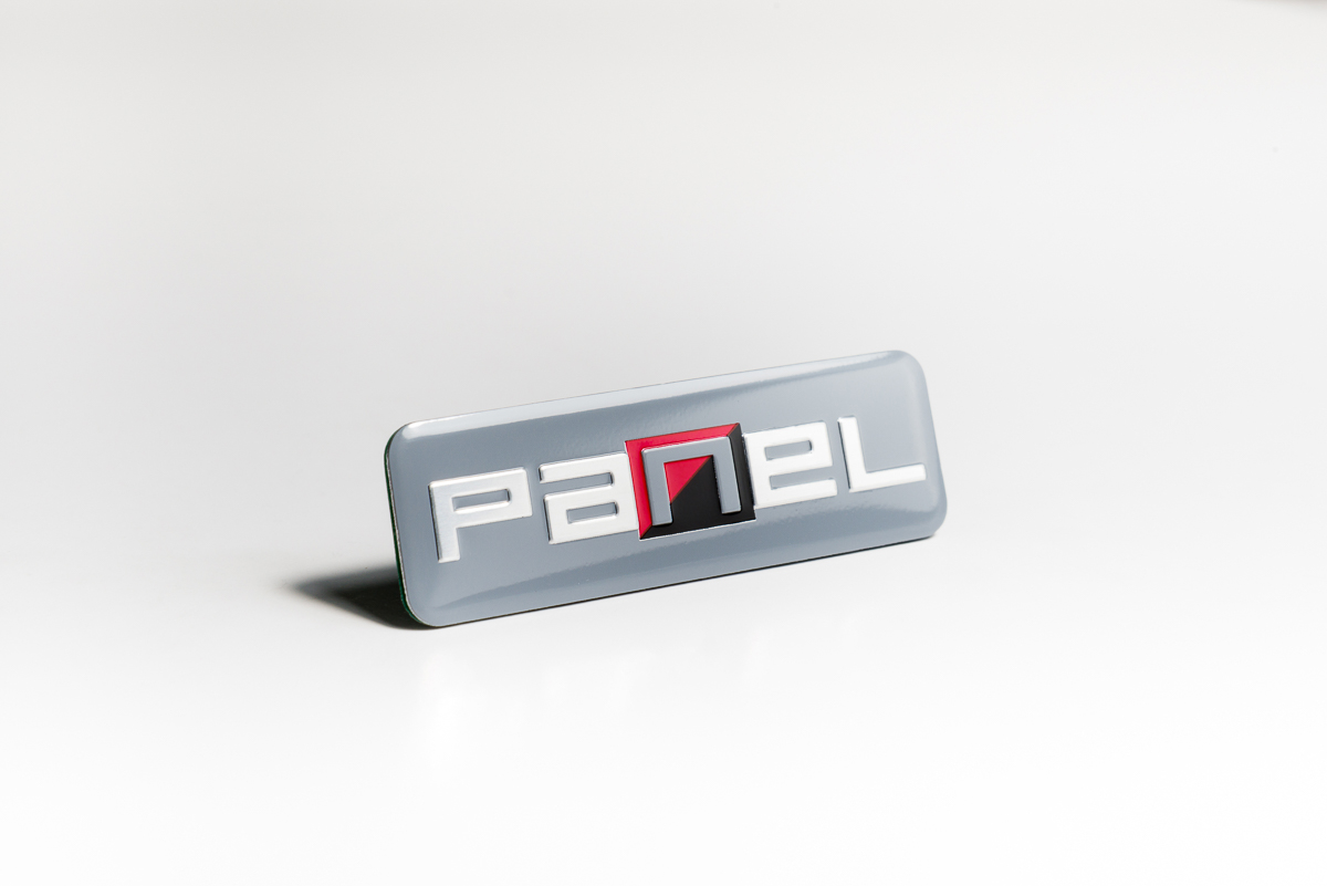 Mirror-Polished Aluminium Logo Plate 09