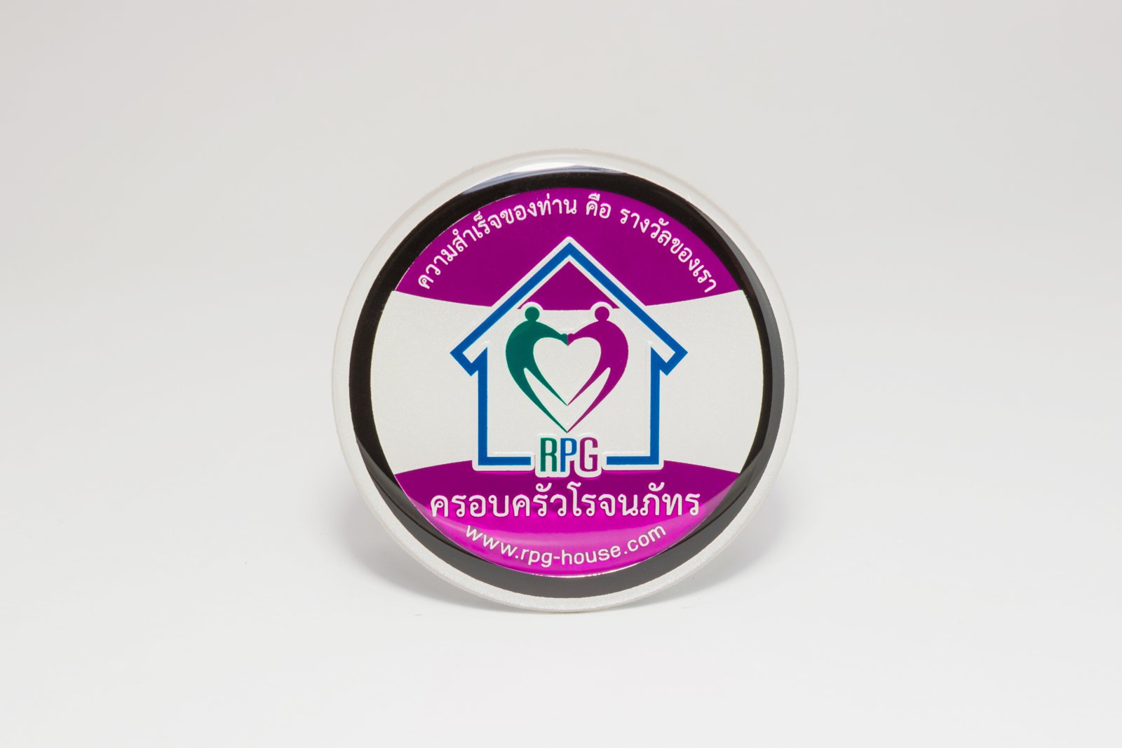 Aluminium Round Emblem 02