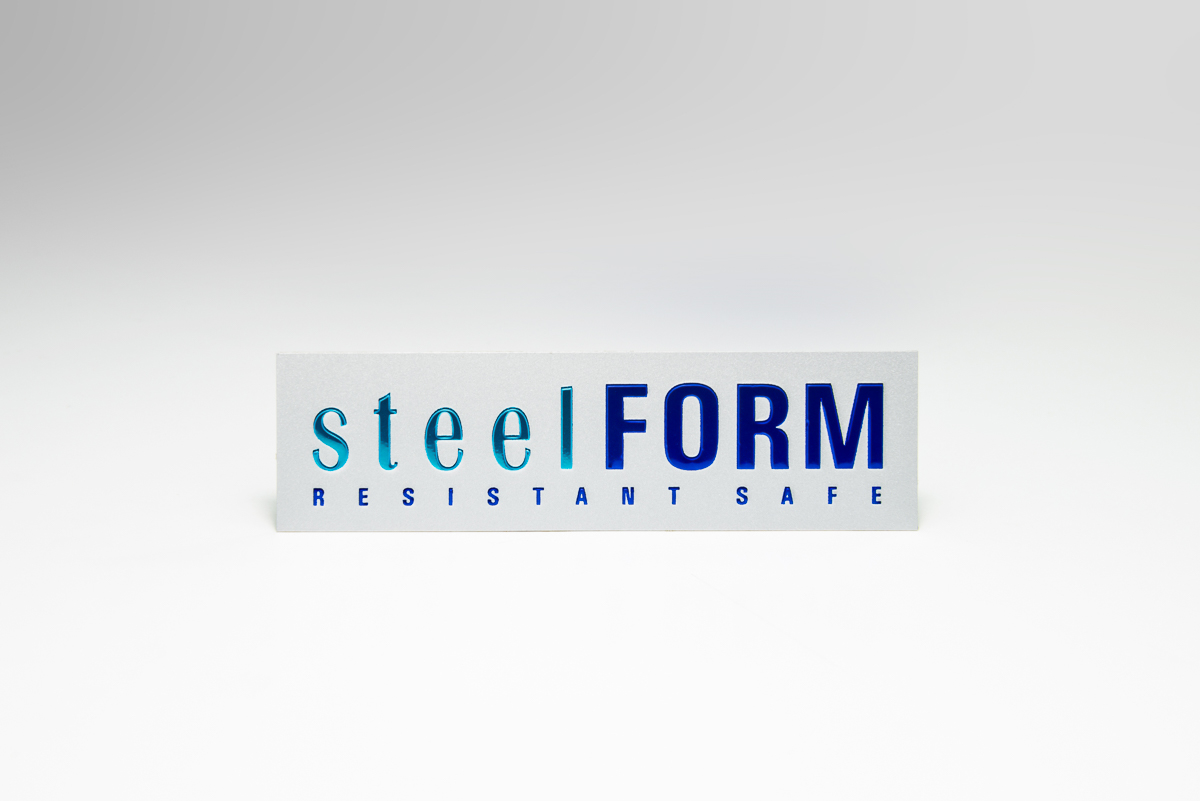 Mirror-Polished Aluminium Logo Plate 64