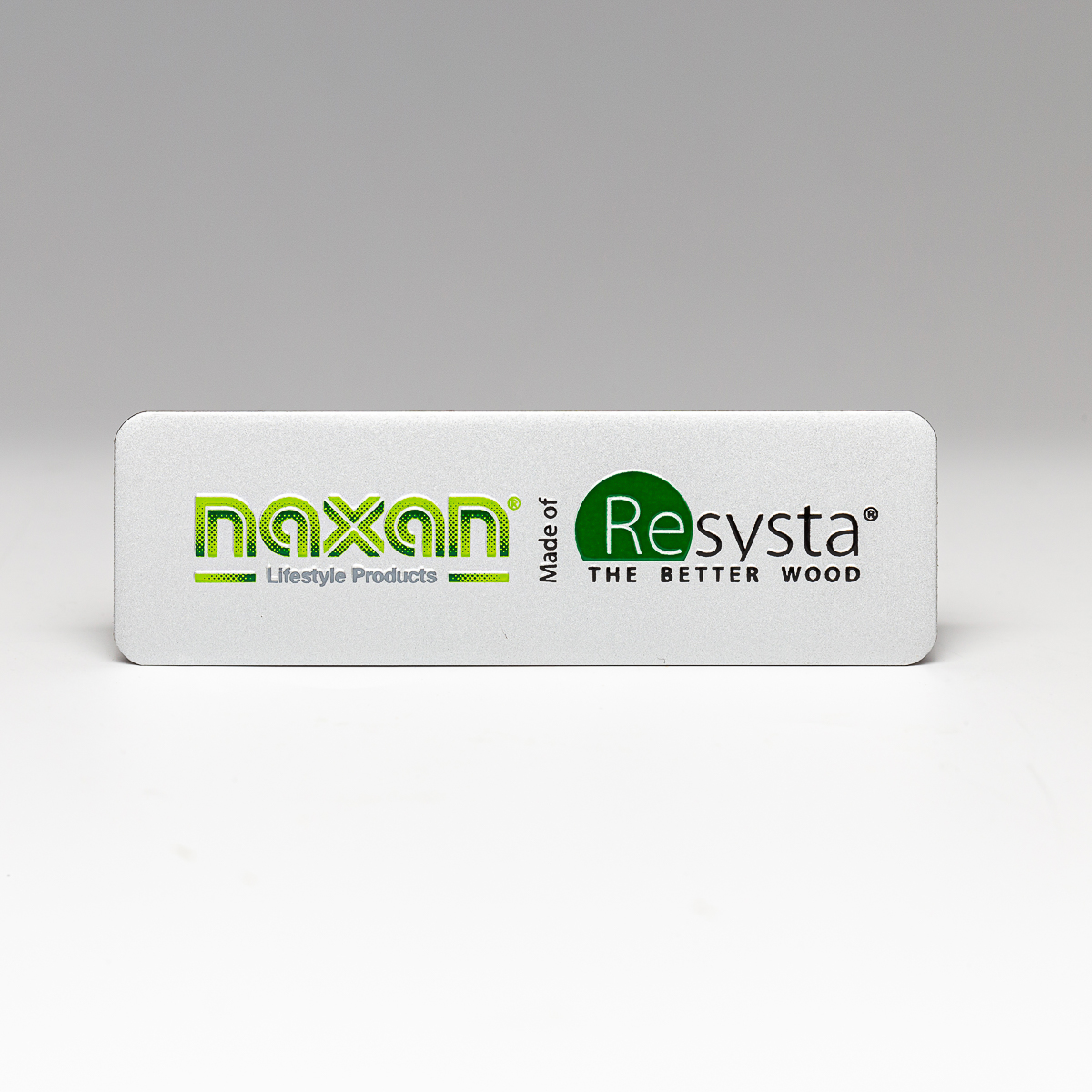 Mirror-Polished Aluminium Logo Plate 41