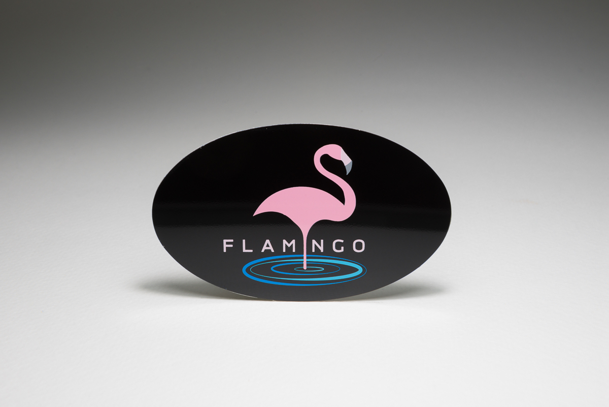 Mirror-Polished Aluminium Oval Name Badge 01