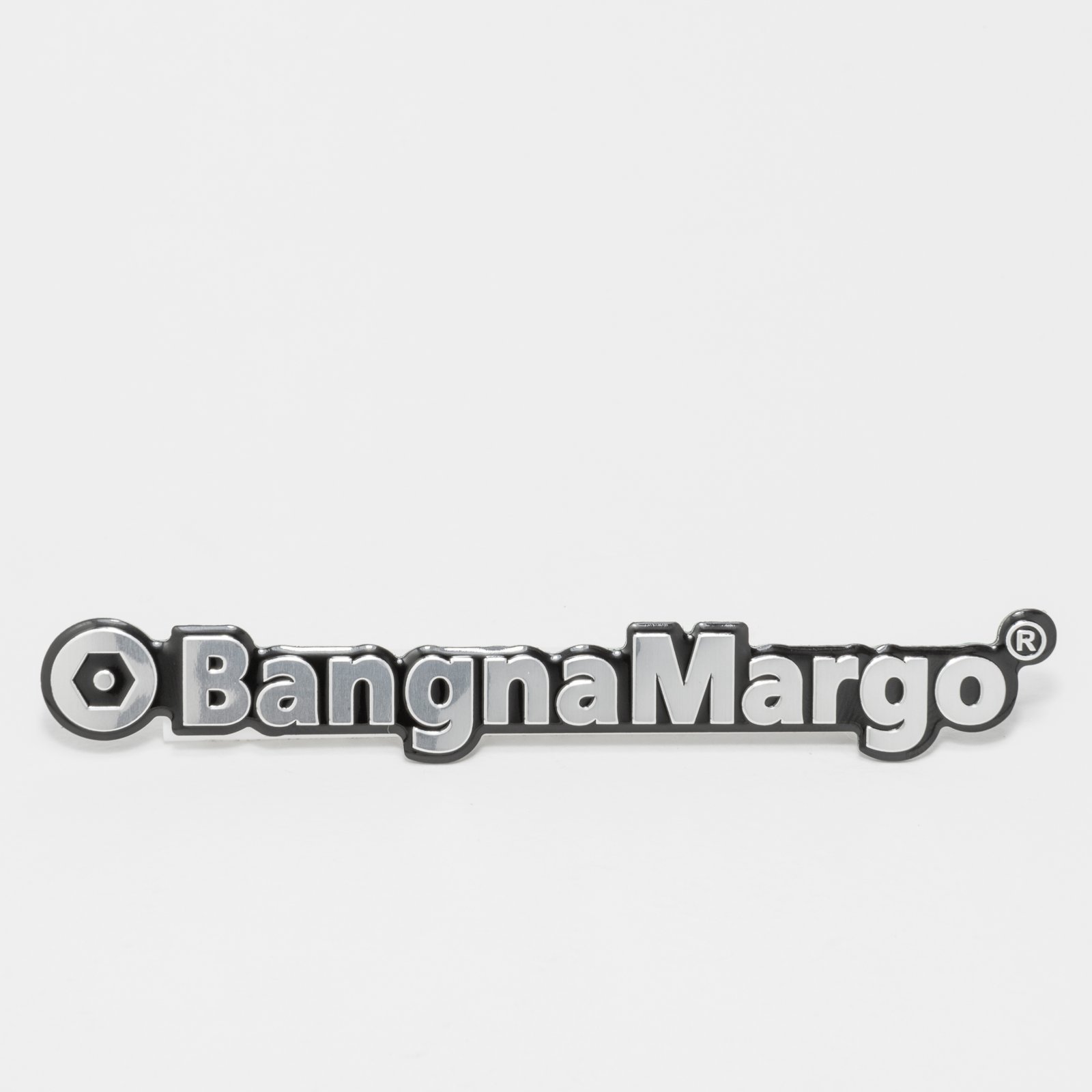 Mirror-Polished Aluminium Logo Plate 45