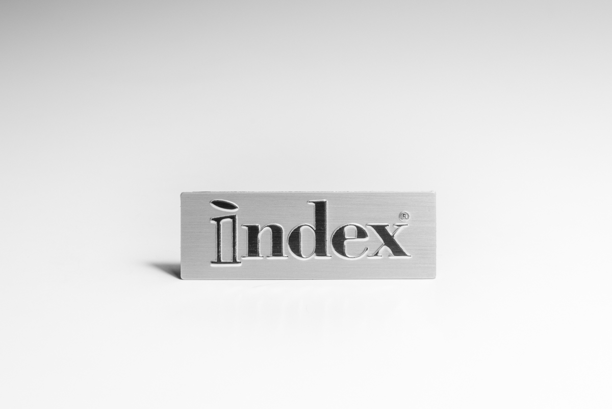 Mirror-Polished Aluminium Logo Plate 52