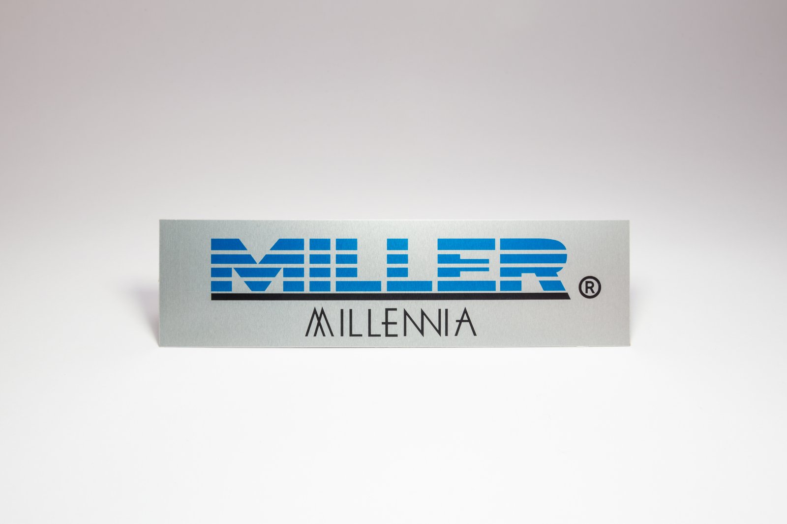 Glossy Anodised Aluminium Logo Plate 03
