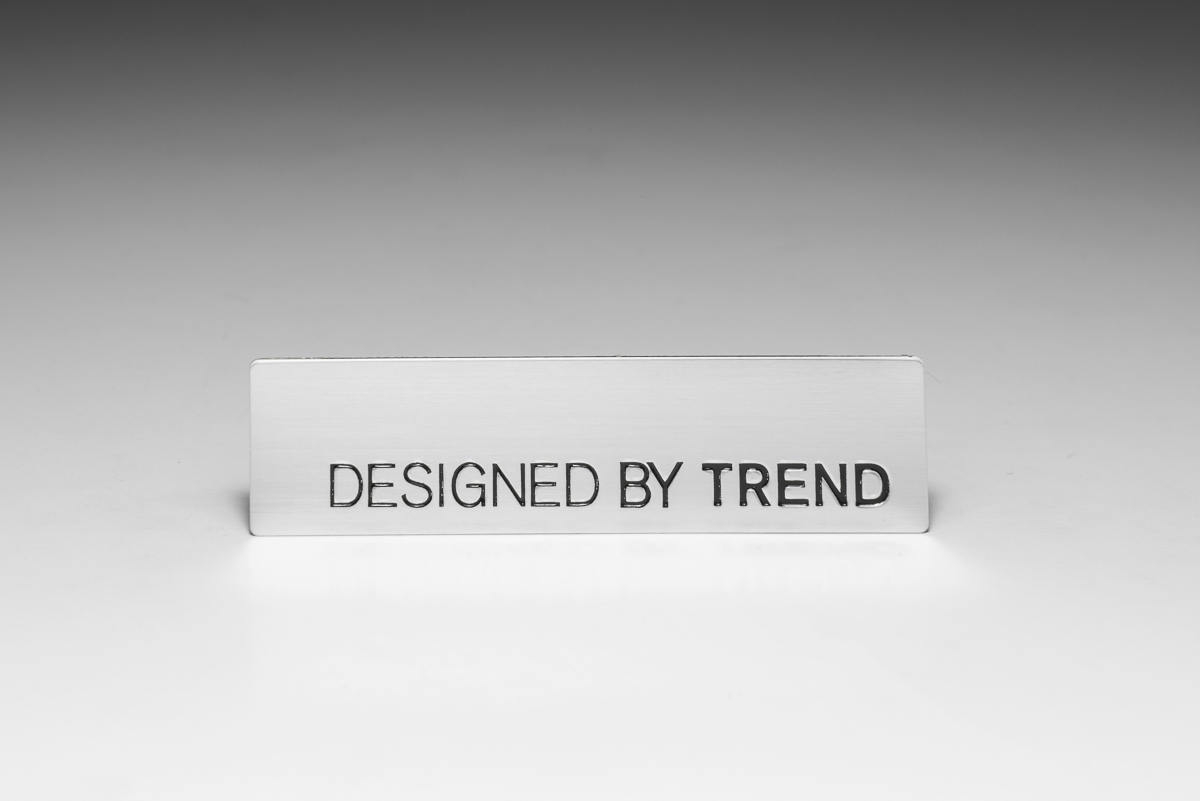 Mirror-Polished Aluminium Logo Plate 12