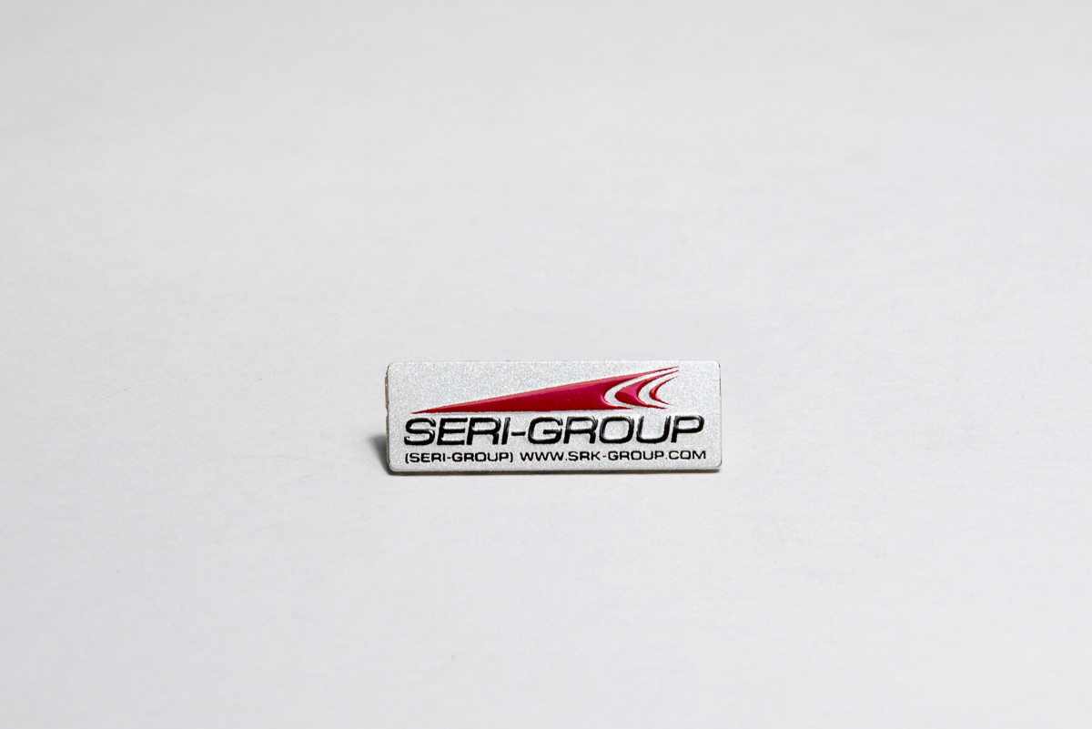 Mirror-Polished Aluminium Logo Plate 61