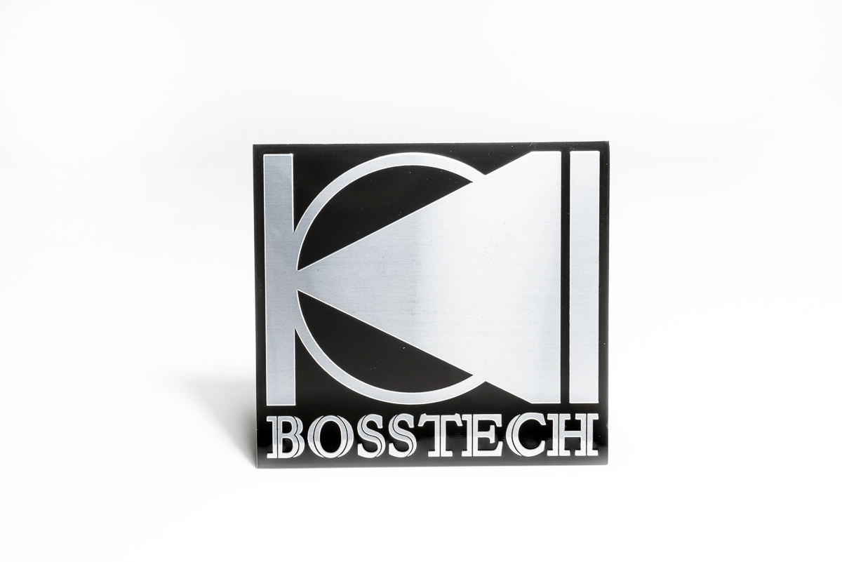 Mirror-Polished Aluminium Logo Plate 11