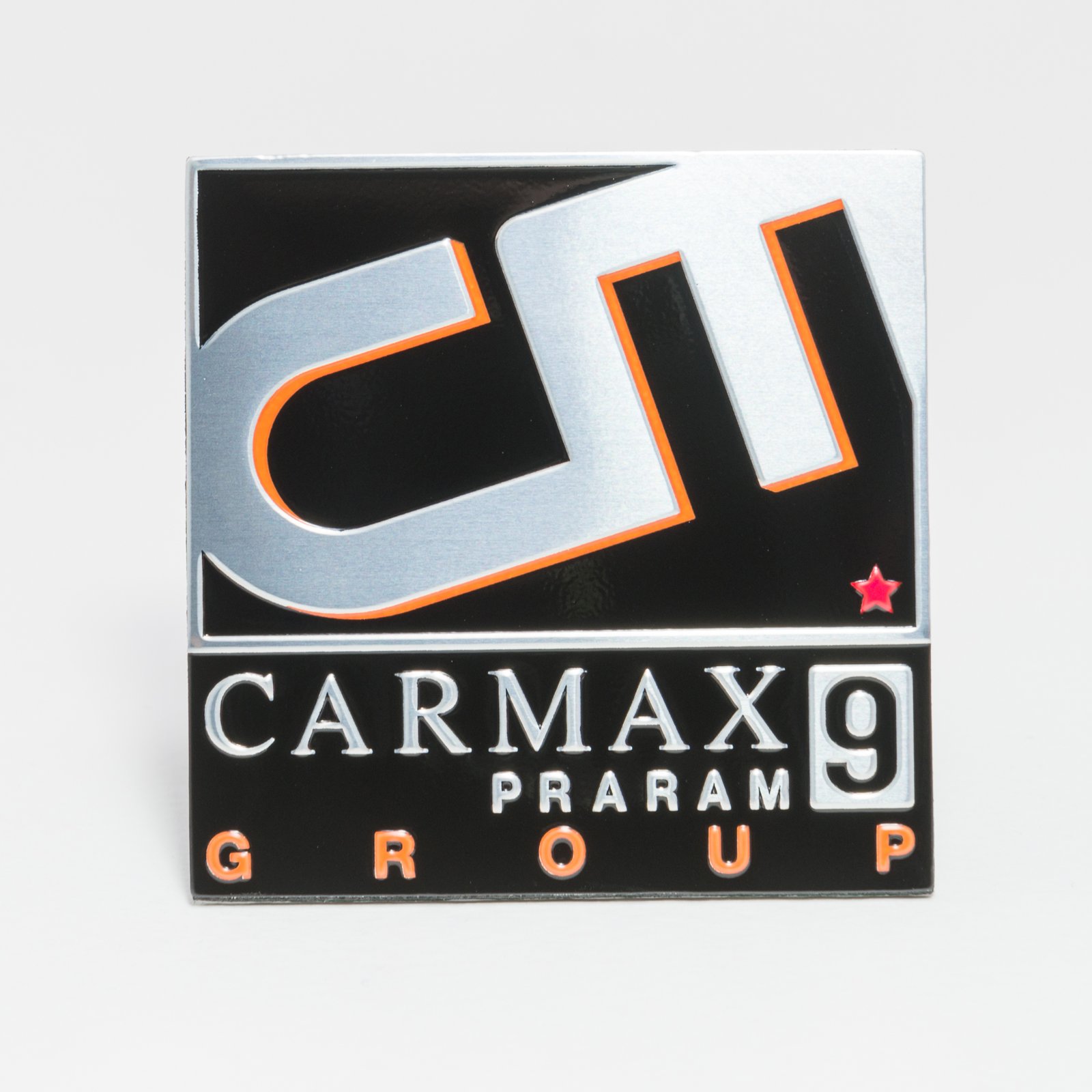 Mirror-Polished Aluminium Logo Plate 02